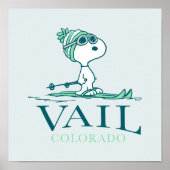 pinda's | Snoopy Vail Colorado Poster (Voorkant)