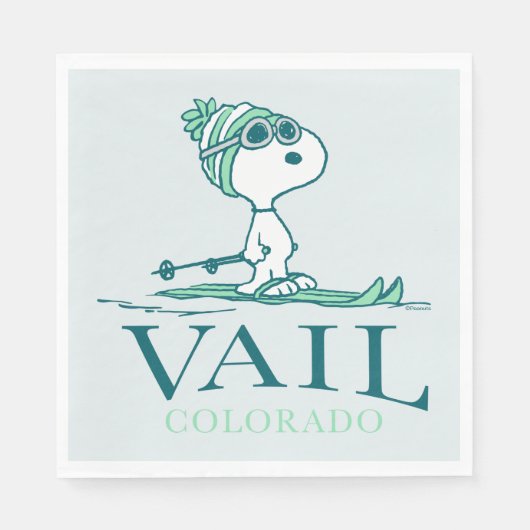 pinda's | Snoopy Vail Colorado Servet (Voorkant)