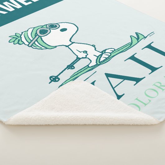 pinda's | Snoopy Vail Colorado Sherpa Deken (3/4)