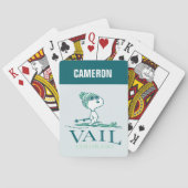 pinda's | Snoopy Vail Colorado speelkaarten (Achterkant)