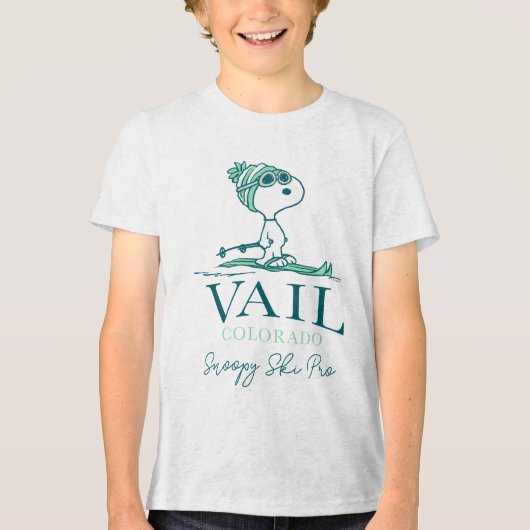 pinda's | Snoopy Vail Colorado Tri-Blend Shirt (Voorkant)