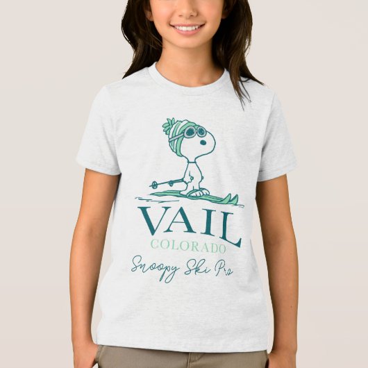 pinda's | Snoopy Vail Colorado Tri-Blend Shirt (Voorkant)