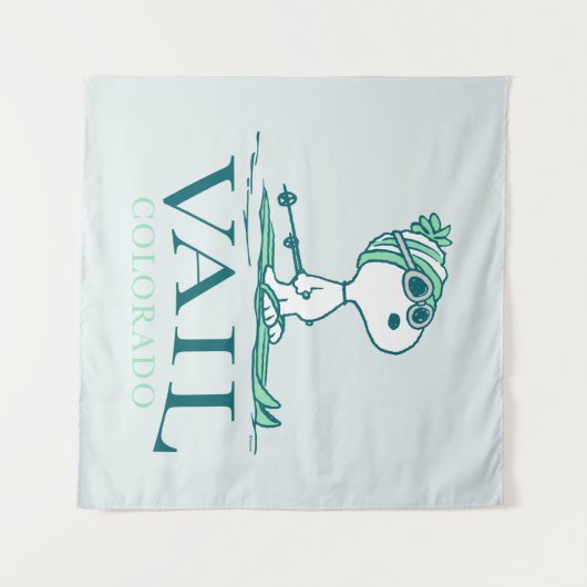 pinda's | Snoopy Vail Colorado Wandkleed (Voorkant (horizontaal))