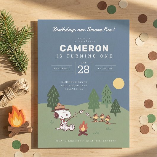 Pinda's - Snoopy | Verjaardags zijn meer plezier Kaart