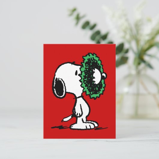 pinda's | Snoopy voor de Feestdagen (Staand voorkant)