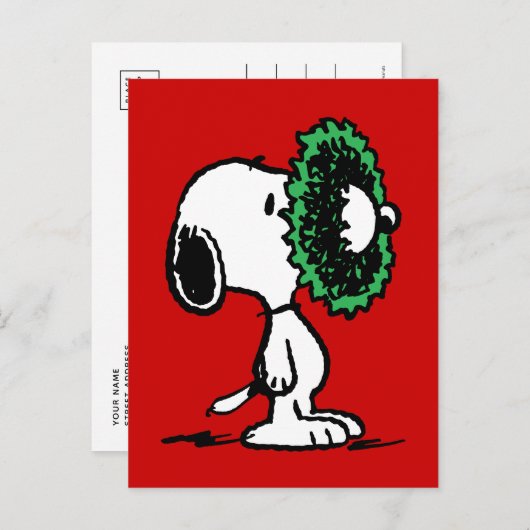 pinda's | Snoopy voor de Feestdagen (Voorkant / Achterkant)