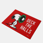 pinda's | Snoopy voor de Feestdagen Deurmat (Schuin)