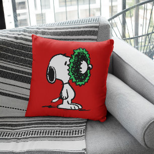 pinda's Snoopy voor de Feestdagen Kussen