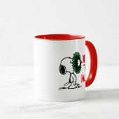 pinda's | Snoopy voor de Feestdagen Mok (Voorkant rechts)