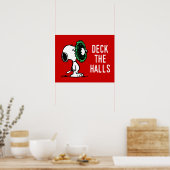 pinda's | Snoopy voor de Feestdagen Poster (Keuken)