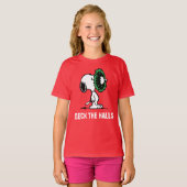 pinda's | Snoopy voor de Feestdagen T-shirt (Voorkant volledig)