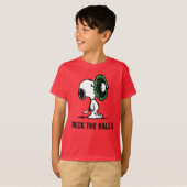 pinda's | Snoopy voor de Feestdagen T-shirt (Voorkant volledig)