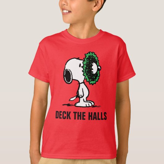 pinda's | Snoopy voor de Feestdagen T-shirt (Voorkant)