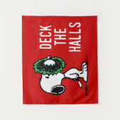 pinda's | Snoopy voor de Feestdagen Wandkleed (Voorkant)