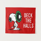 pinda's | Snoopy voor de Feestdagen Wandkleed (Voorkant (horizontaal))