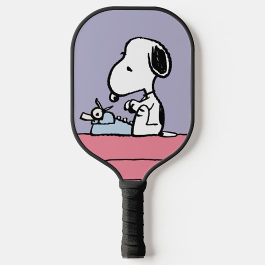 pinda's | Snoopy voor schrijfmachine 2 Pickleball Paddle (Voorkant)