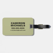 pinda's | Snoopy Walking Tall Bagagelabel (Achterkant horizontaal)