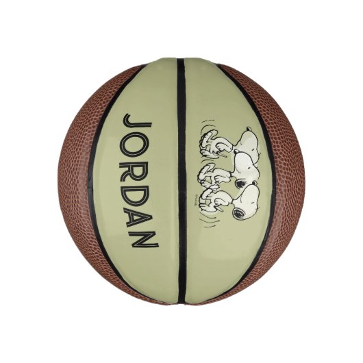 pinda's | Snoopy Walking Tall Basketbal (Verticaal)