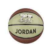 pinda's | Snoopy Walking Tall Basketbal (Voorkant)