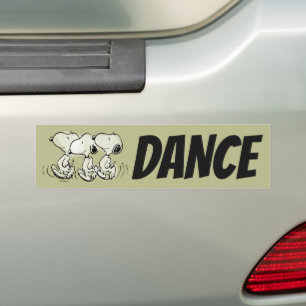 pinda's Snoopy Walking Tall Bumpersticker