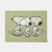 pinda's | Snoopy Walking Tall Deurmat (Voorkant)