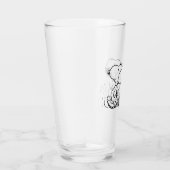 pinda's | Snoopy Walking Tall Glas (Rechts)