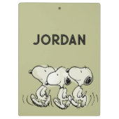pinda's | Snoopy Walking Tall Klembord (Achterkant)