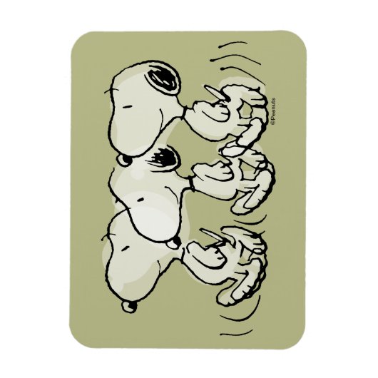 pinda's | Snoopy Walking Tall Magneet (Verticaal)