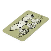 pinda's | Snoopy Walking Tall Magneet (Linkerzijde)