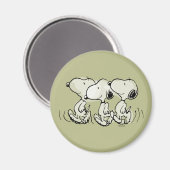 pinda's | Snoopy Walking Tall Magneet (Voorkant / Achterkant)
