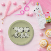 pinda's | Snoopy Walking Tall Papieren Bordje (Feest)