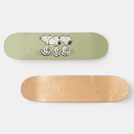 pinda's | Snoopy Walking Tall Persoonlijk Skateboard (Horizontaal)