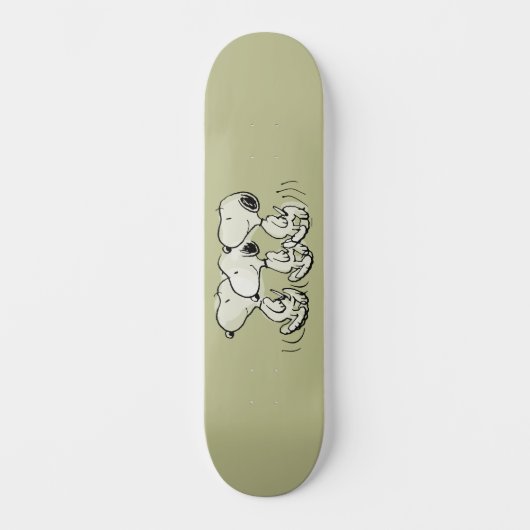 pinda's | Snoopy Walking Tall Persoonlijk Skateboard (Voorkant)