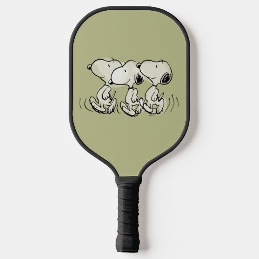 pinda's | Snoopy Walking Tall Pickleball Paddle (Achterkant)