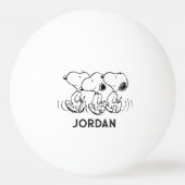 pinda's | Snoopy Walking Tall Pingpongbal (Voorkant)