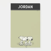 pinda's | Snoopy Walking Tall Post-it® Notes (Voorkant)