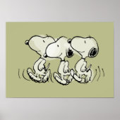 pinda's | Snoopy Walking Tall Poster (Voorkant)