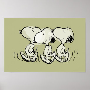 pinda's Snoopy Walking Tall Poster