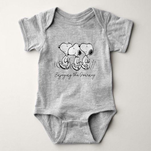pinda's | Snoopy Walking Tall Romper (Voorkant)