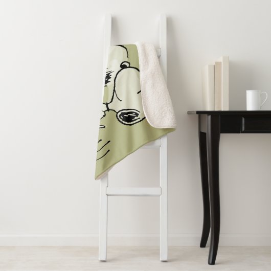 pinda's | Snoopy Walking Tall Sherpa Deken (In situ)