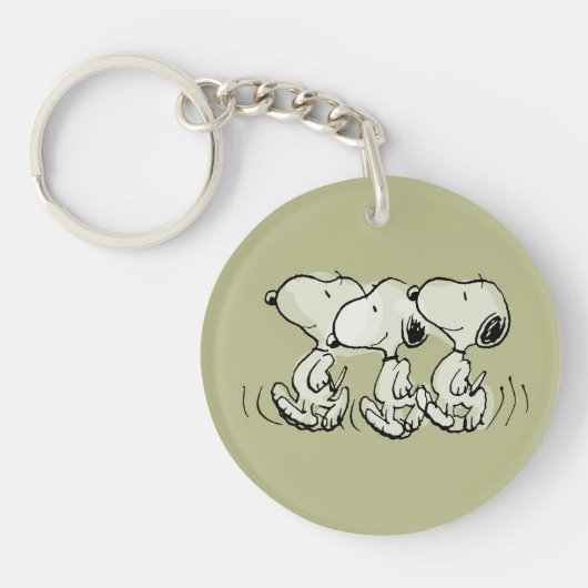 pinda's | Snoopy Walking Tall Sleutelhanger (Voorkant)