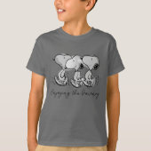 pinda's | Snoopy Walking Tall T-shirt (Voorkant)
