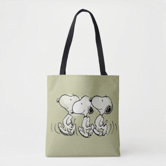 pinda's | Snoopy Walking Tall Tote Bag (Voorkant)