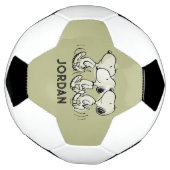 pinda's | Snoopy Walking Tall Voetbal (Gedraaid)