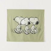pinda's | Snoopy Walking Tall Wandkleed (Voorkant (horizontaal))