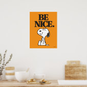 Pinda's Snoopy Wees Aardig Poster (Keuken)