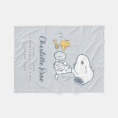 pinda's | Snoopy & Woodstock Baby Fleece Deken (Voorkant (Horizontaal))