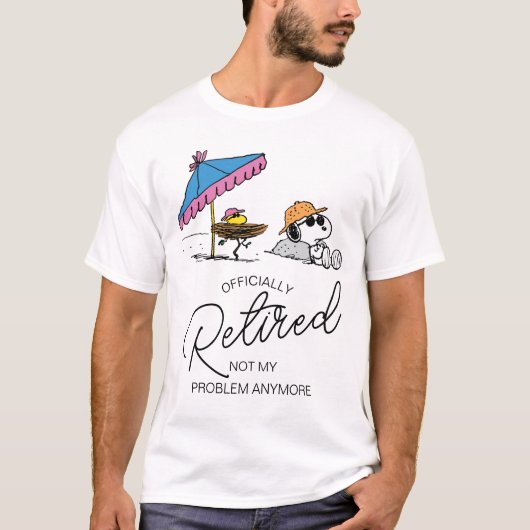 pinda's | Snoopy & Woodstock Beach I's Remoe T-shirt (Voorkant)