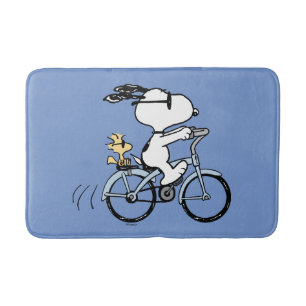 pinda's   Snoopy & Woodstock Bicycle Badmat