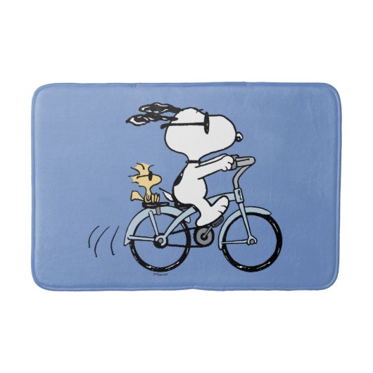 pinda's | Snoopy & Woodstock Bicycle Badmat (Voorkant)